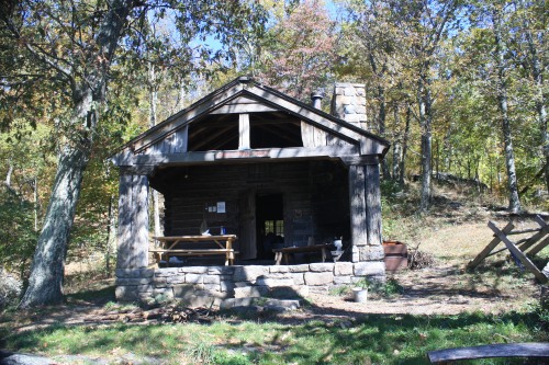 Doyles River Cabin in Shenandoah National Park is one of many backcountry cabins we've stayed in. 